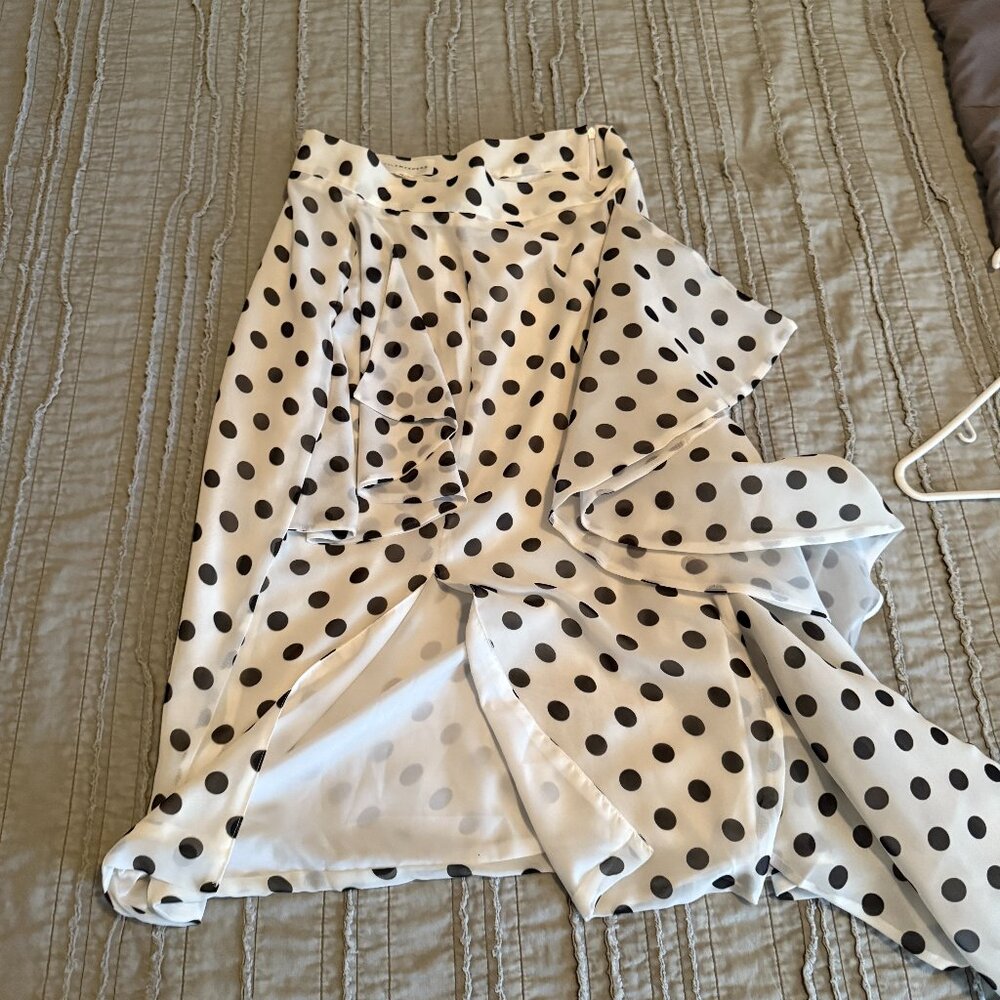 Polka Dot Ruffle Skirt